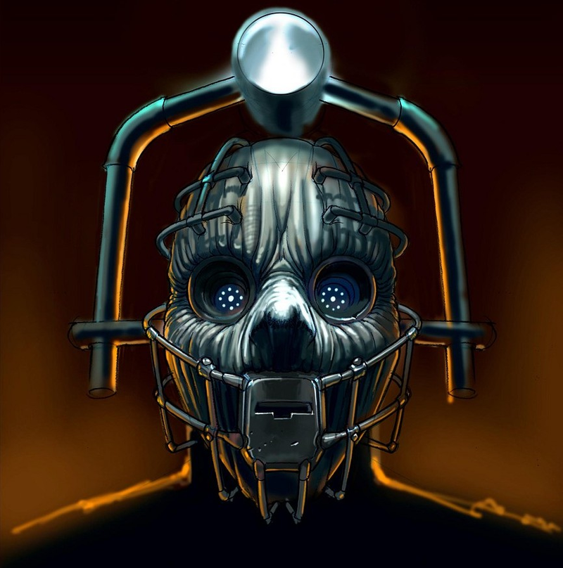 Illustration for article titled These Unused Cybermen Designs Are Utterly Creeptastic